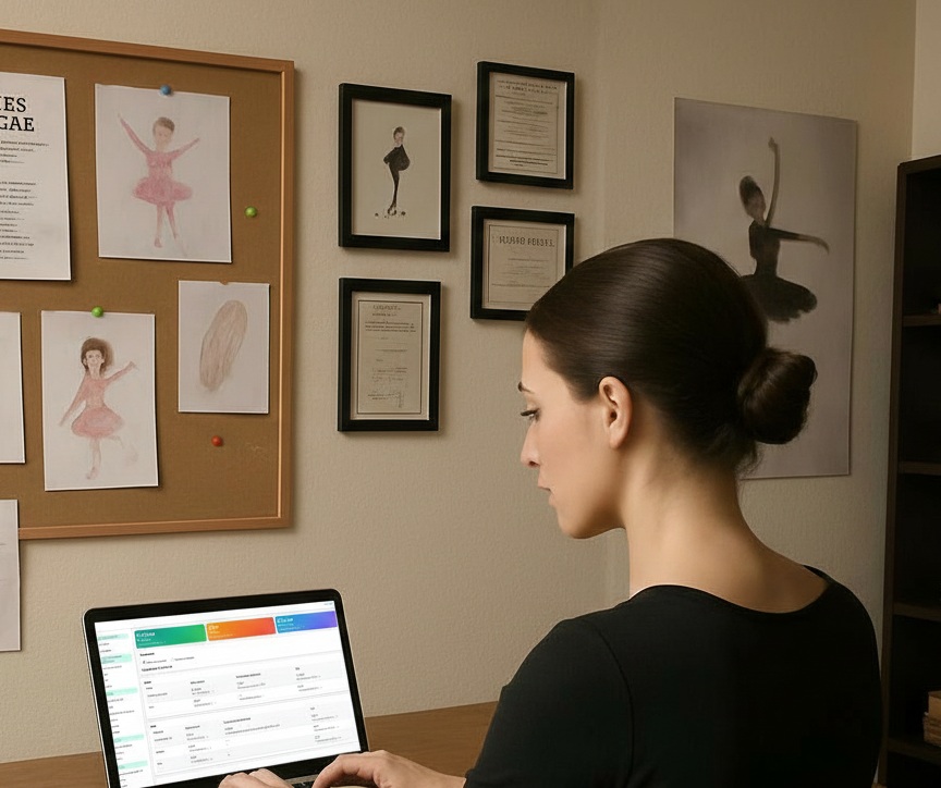 Software for dance schools