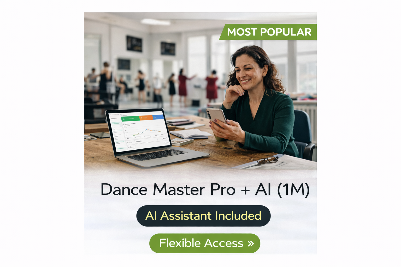 Dance Master Pro + AI Assistant – Monthly