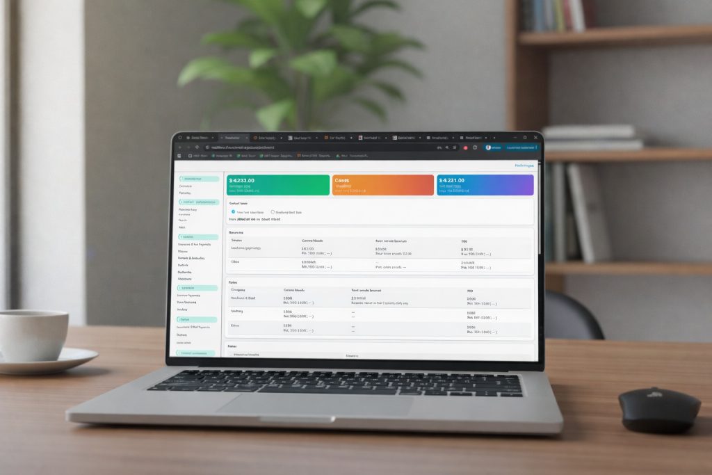 Screenshot of the initial setup interface of the management software