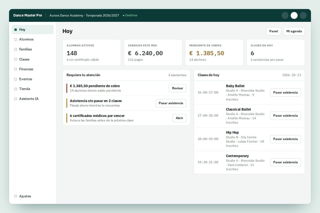 Screenshot of the initial setup interface of the management software