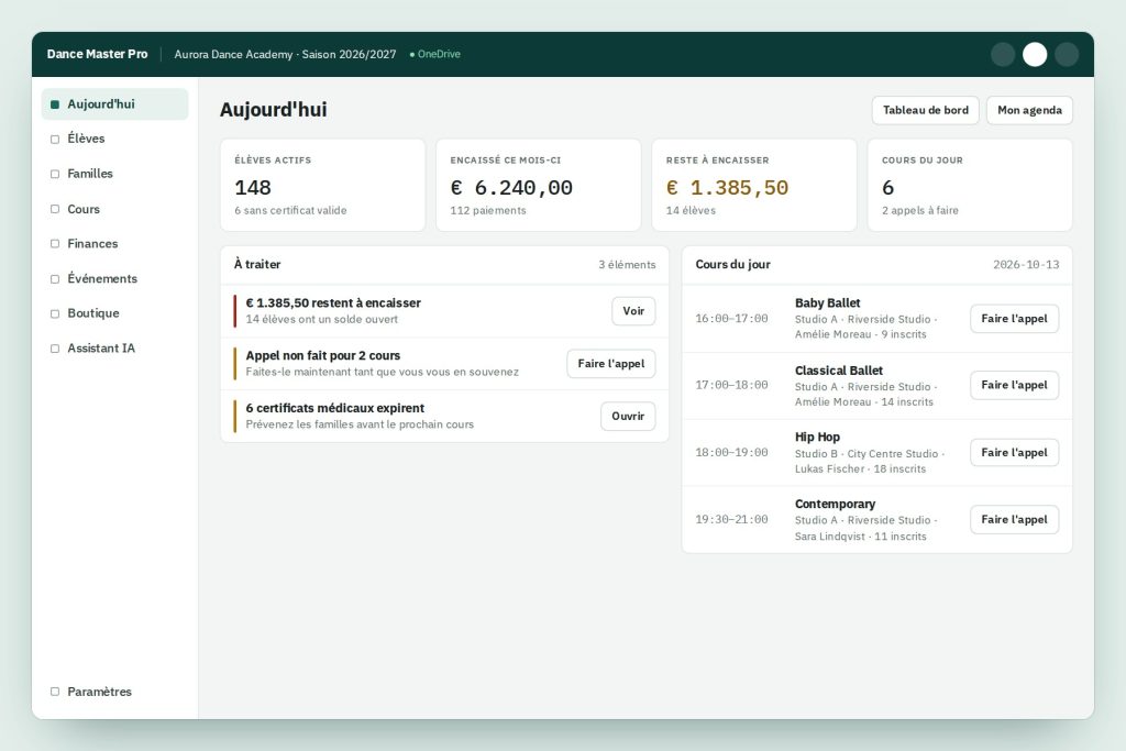 Screenshot of the initial setup interface of the management software